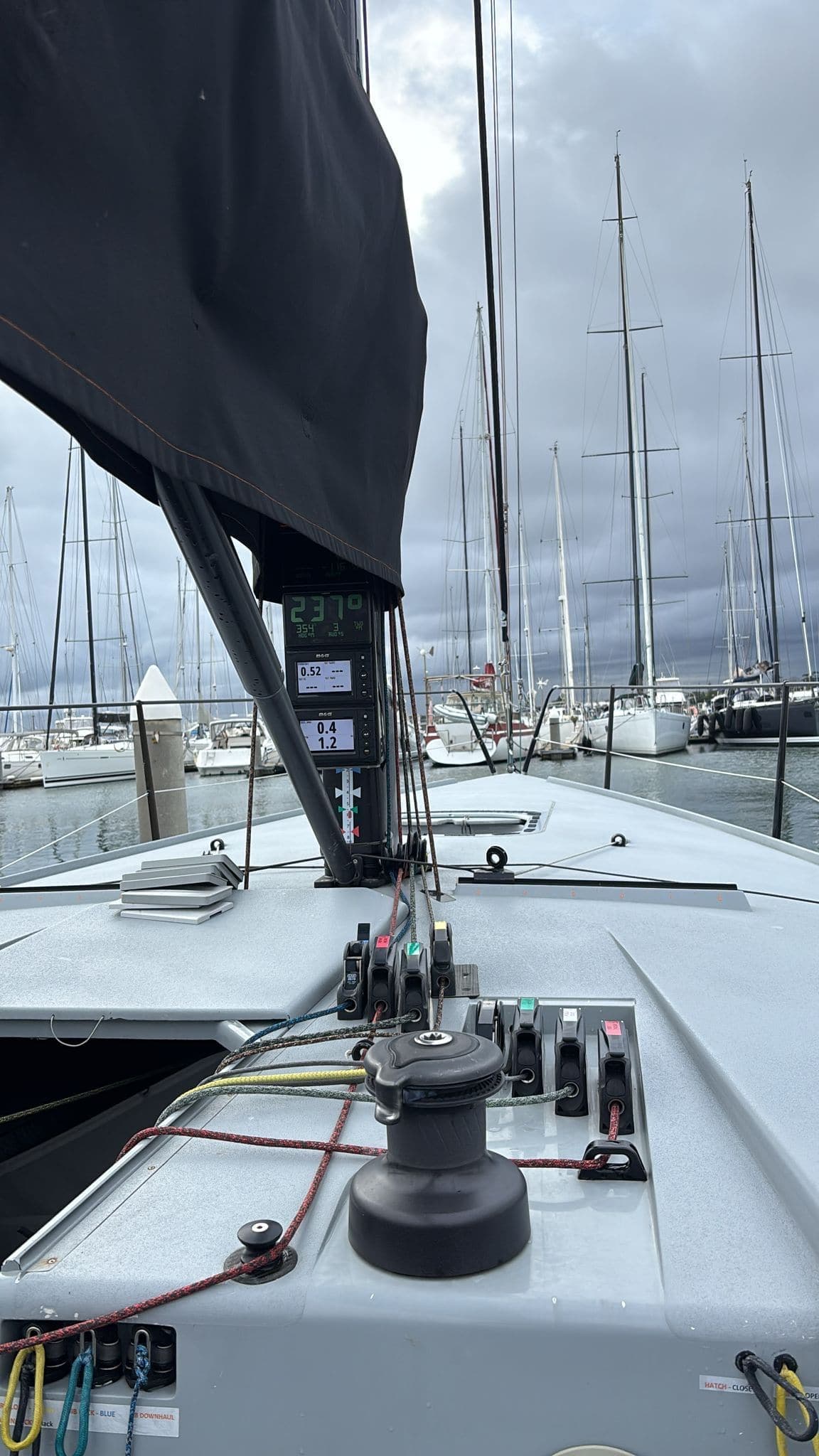 Invicta's cockpit and B&G racing instruments