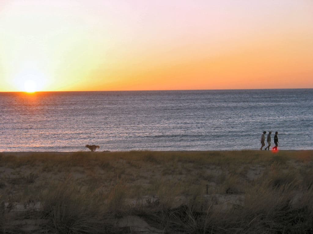 The beach at Seacliff on Gulf St Vincent, South Australia