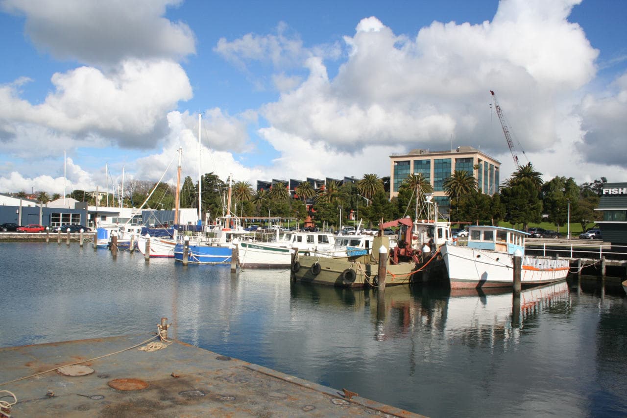 Boat harbour on Corio Bay at Geelong