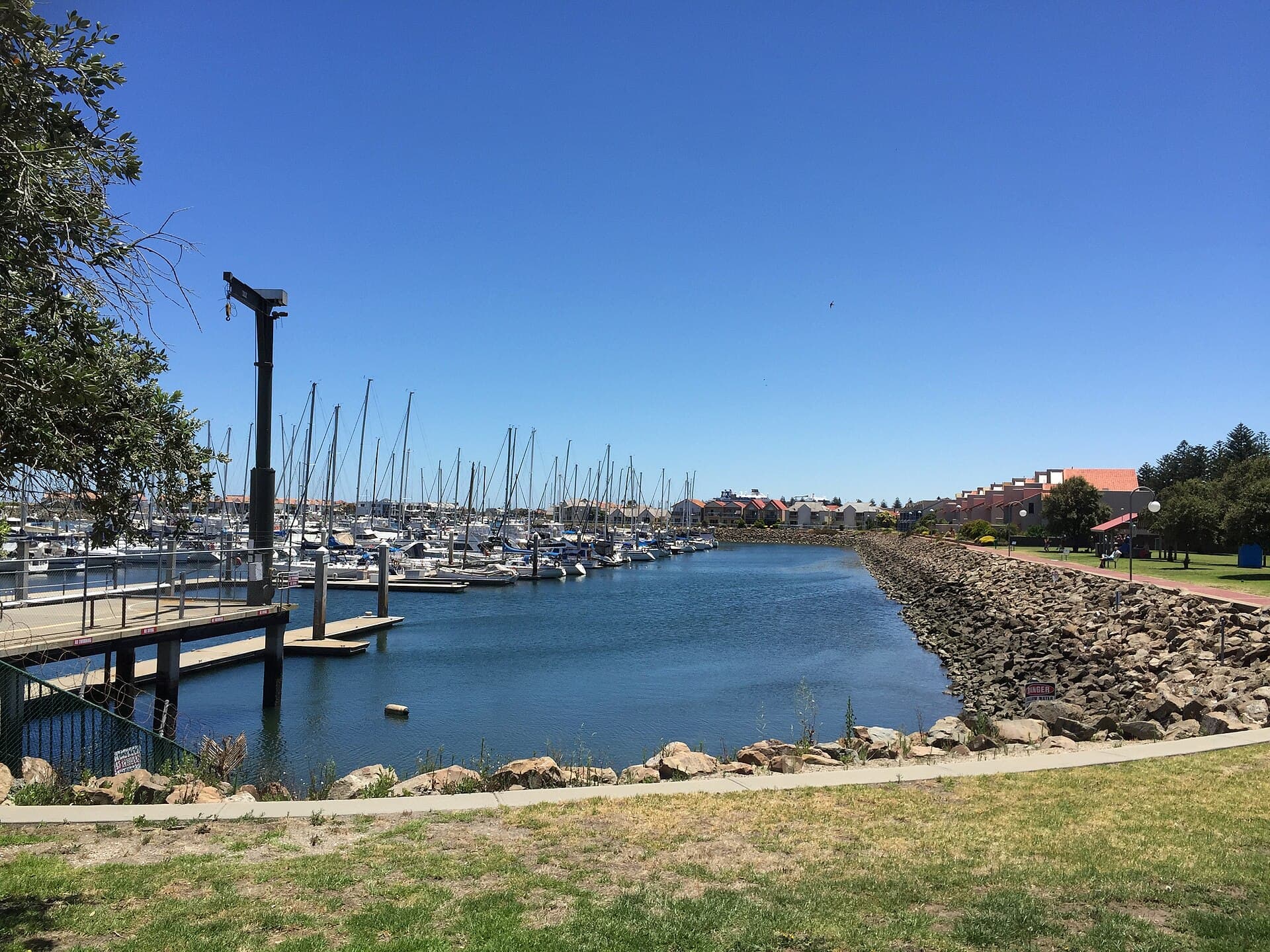 North Haven Marina near the Cruising Yacht Club of South Australia