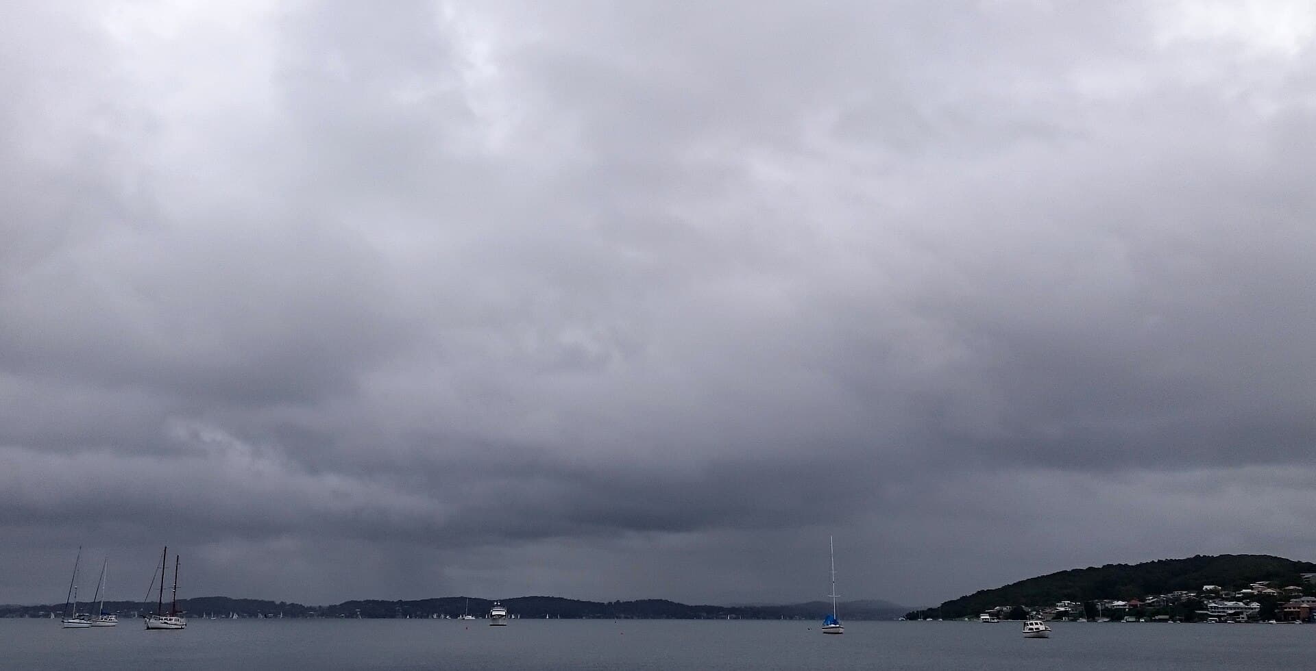 Yachts moored on Lake Macquarie near Belmont