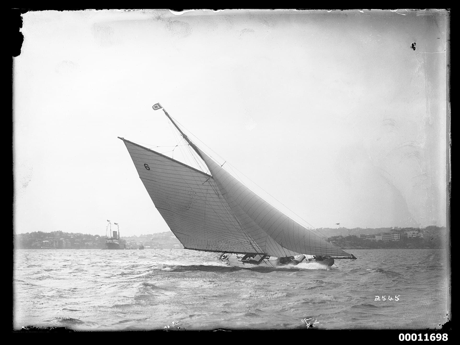 Yacht racing under sail