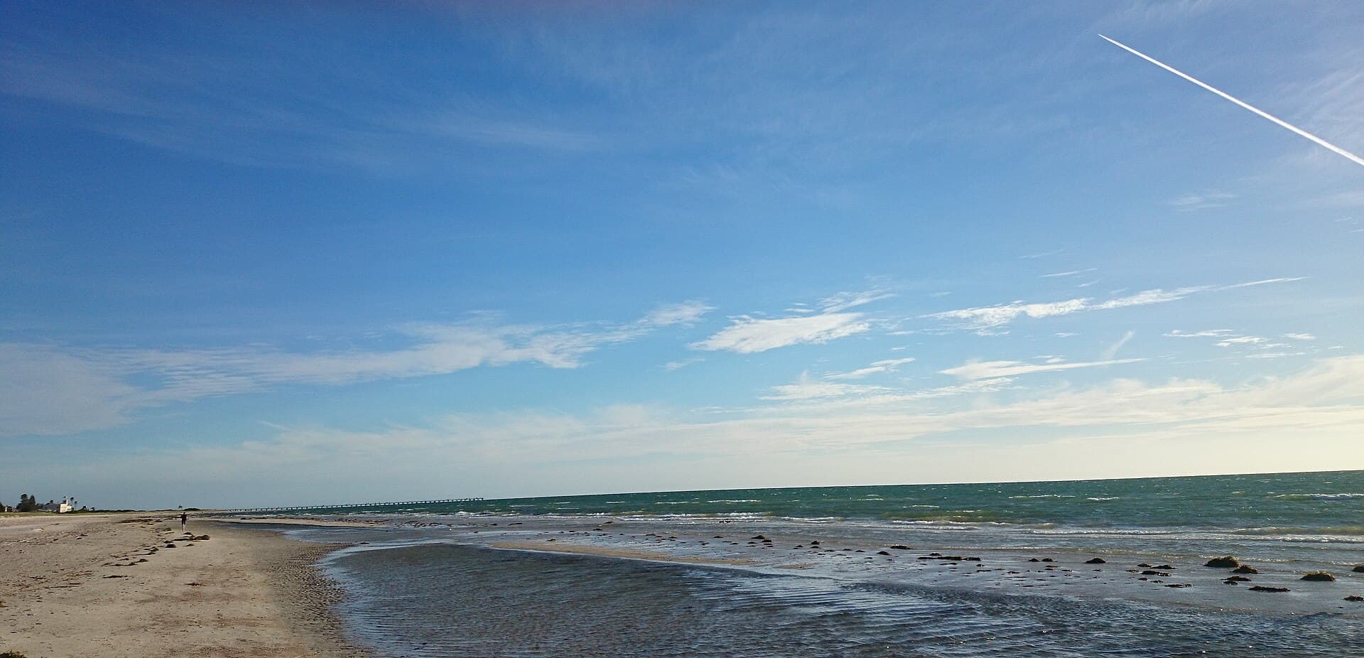 The beach and foreshore at Largs Bay, where the club launches off the sand onto Gulf St Vincent