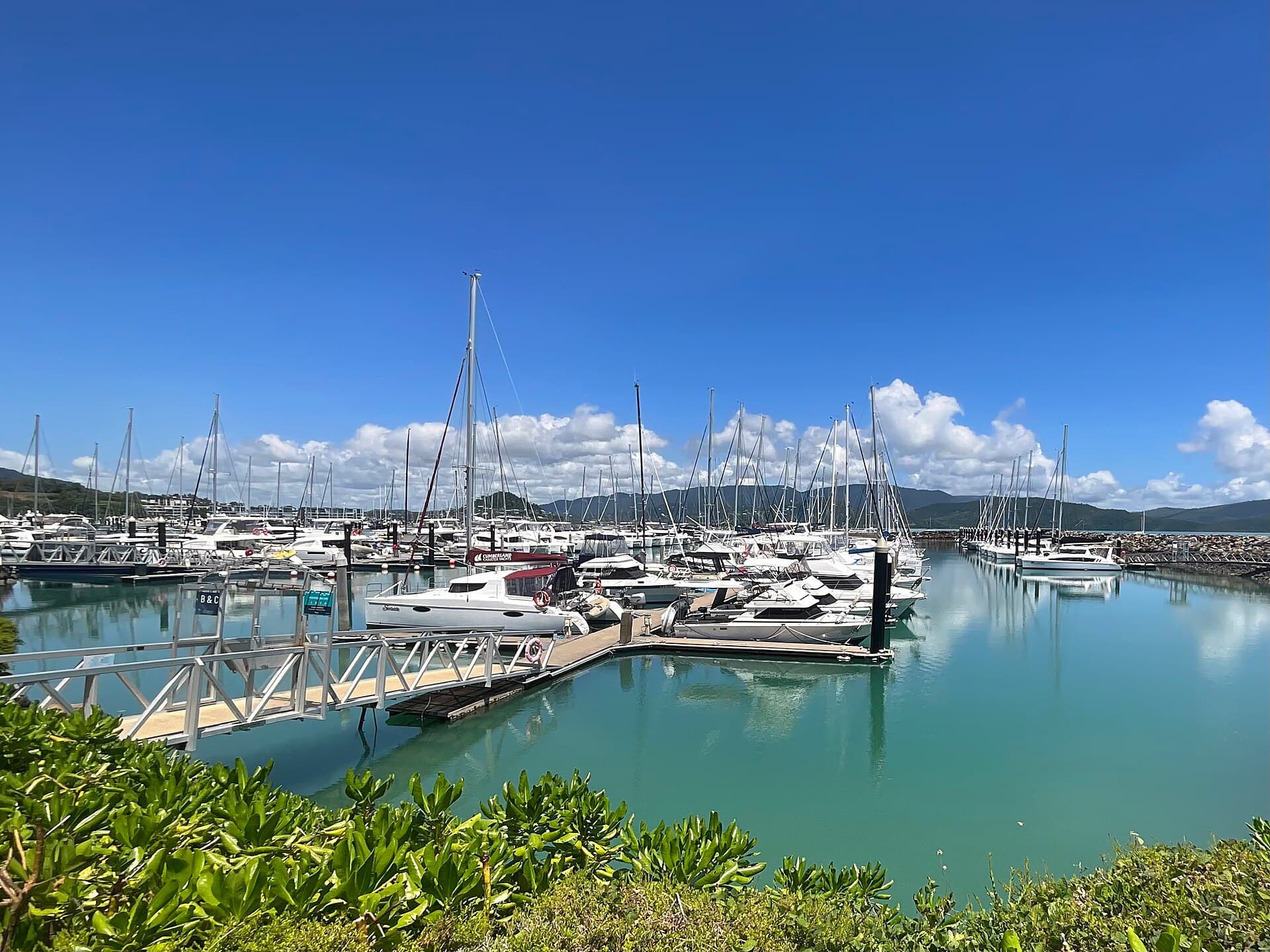 Coral Sea Marina at Airlie Beach on Pioneer Bay